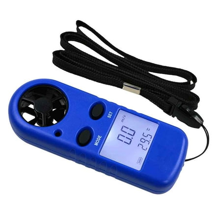 WT816 Wind Speed Meter Temperature Range -10-45°C / 14-113°F Great tool for windsurfing, sailing, fishing, kite flying and (Best Wind Speed For Sailing)