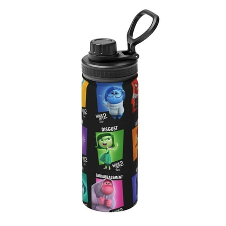 

Inside Out 18 Oz Water Bottle Insulated Stainless Steel Vacuum Tumbler Water Flask For Students Boys Girls