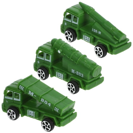 DRAFIDEEP 3Pcs Green Mini Truck Model Toy Children Toy For Playtime And Collection