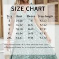 thumbnail image 4 of ZOELNIC Women's Floral Summer Dress Casual Short Sleeve Ruffle Flowy Midi Sundress Boho Beach Vacation Dress, XL, 4 of 4