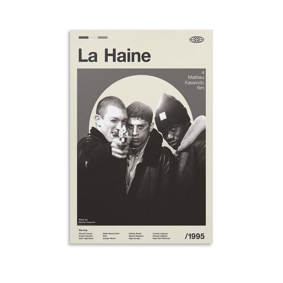 Posters for Room Aesthetic 90s La Haine Movie Posters Poster Decorative Painting Canvas Wall Art Living Room Posters Bedroom Painting