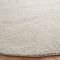 thumbnail image 3 of SAFAVIEH Abstract Kebo Distrssed Area Rug, Light Grey/Beige, 6' x 6' Round, 3 of 11