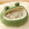 thumbnail image 6 of Soft Bed Deep Sleeping Bed Dog Winter House Frog Shape Enclosed Pet Tent for Kitten Puppy Sleeping Supplies, 6 of 8