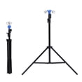 thumbnail image 1 of IV Stand, Portable IV Pole ABS Iron Steel with 4 Hooks for Clinic, 1 of 7