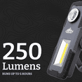 thumbnail image 4 of Cascade Mountain Tech 250 Lumen Multi-Use Camp Light, Three Positioning Features - Lime Green 5.3oz., 4 of 9