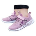 thumbnail image 3 of Xijirk Girls Flying Woven Sports Shoes Campus Leisure Light Soft Soled Shoes,Size 13, 3 of 9