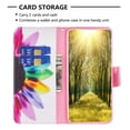 thumbnail image 5 of Allytechgroup Galaxy S24 Ultra Case, Fashionable Pattern Design Flip Cover Stand Cards Holder Shockproof Bumper Phone Case for Samsung Galaxy S24 Ultra, Sunflower, 5 of 5
