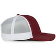 thumbnail image 3 of Outdoor Cap OC771 Premium Trucker Cap-Maroon/White-Adult, 3 of 8