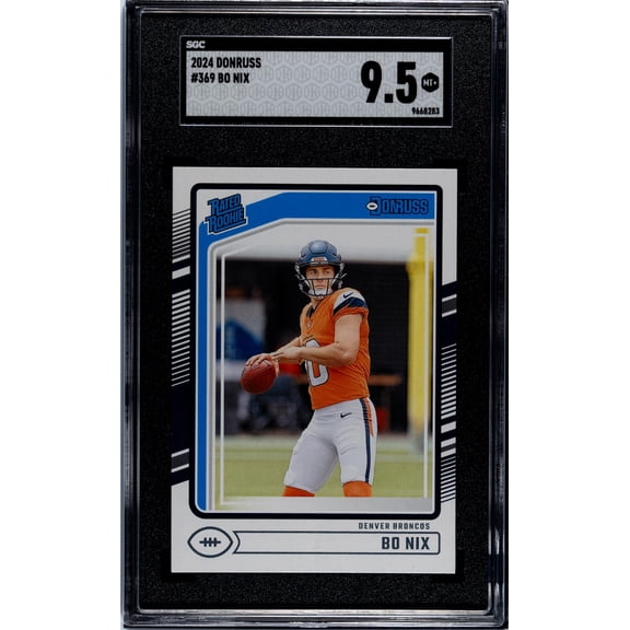 2024 Donruss #369 Bo Nix SGC 9.5