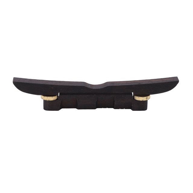 Mandolina de madera de ébano con puente inferior y cuerdas ajustables. Accesorios para instrumentos de cuerda.