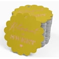 thumbnail image 4 of Inkdotpot Pack Of 50 Real Rose Gold Foil Paper Tags Retirement Is Sweet Text Favor Hang Tags, 4 of 6