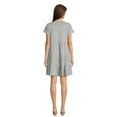thumbnail image 3 of Time and Tru Women's and Women's Plus Tiered Cotton Mini Dress, Sizes XS-4X, 3 of 5