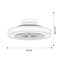 thumbnail image 4 of Ventilador de Techo Austral 80w Mil luces VEN-AUSTRAL-001 Gris, 4 of 7