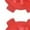 Red, variant on 16Pcs Nonslip Golf Spikes Pin Golf Shoe Spikes Replacement Studs Enduring