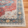 thumbnail image 4 of SAFAVIEH Vintage Persian Rosamund Floral Bordered Polyester Area Rug, Red/Blue, 3' x 5', 4 of 8