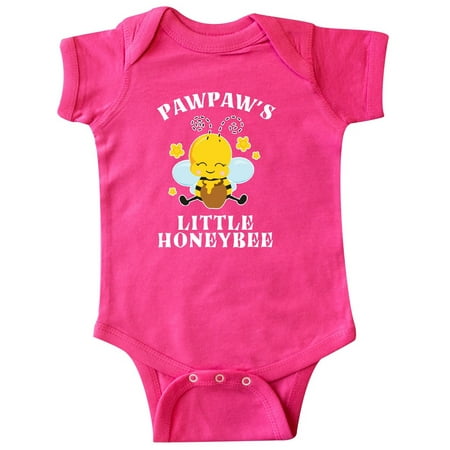 

Inktastic Cute Bee Pawpaw s Little Honeybee with Stars Gift Baby Boy or Baby Girl Bodysuit