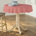 thumbnail image 2 of LA Linen Polyester Poplin Tablecloth 58-Inches Round, Dusty Rose, 2 of 2