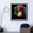 thumbnail image 3 of 5D colorido orangután resina costura animales diamantes de imitación bordado punto de cruz cristal habitación diamante pintura artesanía Advancent JJ12263-00, 3 of 6