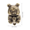 thumbnail image 2 of FRCOLOR Creative Panda Brass Door Knob for Cabinets Vintage Drawer Pull Modern Dresser Handle Brass Knob for Kitchen Cabinets and Drawers Home Furniture Knob Handle, 2 of 8