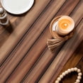 thumbnail image 3 of Western Barn Door Table Runner 72 Inches, Country Farmhouses Wooden Grain Brown Bed Runner Dresser Scarves Tabletop for Indoor Outdoor Parties/Ceremony/Banquet, 14" x 72", 3 of 8