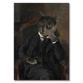 thumbnail image 1 of Pintura en lienzo de cuerpo humano y Animal Vintage, Impresión de póster de retrato de perro y gato nórdico, imagen artística de pared adecuada para la decoración del hogar de la habitación, 1 of 4
