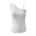 thumbnail image 3 of Sngxgn Camisole Stretch Womens Tank Top, Soft Blend Camisole Tank Top(White,S), 3 of 7