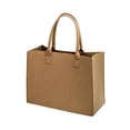 thumbnail image 2 of Bolsa de supermercado reutilizable Bolsa engrosada grande con asas multiusos 40x30x15cm jinwen Bolso de fieltro, 2 of 8
