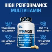 Evlution Nutrition VitaMode High Performance Men's Multivitamin for Immune Defense, Energy & Brain Support 120ct Tablets