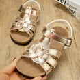 thumbnail image 6 of MEZZALL Summer Girls Sandals Large Sized Casual And Exquisite Floral Cork Shoes Comfortable Versatile Style Toddler Footwear Cozy / 6.5-7 Years, 6 of 8
