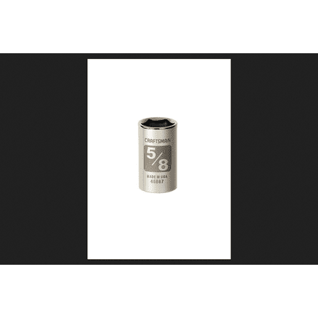 CM SCKT 1/2"DR 5/8" 6PT