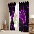 thumbnail image 3 of Homewish Purple Gamepad Controller Blackout Curtains Set of 2 (52x84 Each),Geometric Hockeycomb Hexagon Window Curtains,Modern Video Game Curtains and Drapes For Teens,Ultra Soft Home Decor, 3 of 6