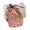 Embroidery pink, variant on Furry Plush Liner Baseball Cap with Foldable Ear Flaps Winter Warmth Trapper Hat for Women Girl Outdoor Activity