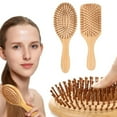 thumbnail image 2 of SharkTRUE Wood Small Comb Hair Care Mini Airbag Comb High Quality Hurt Not Compact Comb Massage Hair, 2 of 8