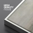 thumbnail image 4 of PixonSign Framed Canvas Print Wall Art Pastel Gray Watercolor Sky Landscape Abstract Shapes Illustrations Modern Art Decorative Minimal Relax/Calm for Living Room, Bedroom, Office - 16"x24" White, 4 of 5