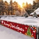 thumbnail image 1 of Ganfancp Christmas Banners Christmas Banners Background Banners Happy Parties Christmas Decorations Atmospheres Decorations Festive Yard Flags 118.11 X 19.69 In Rebajas Flash Deals 1* Banderola de Na, 1 of 6