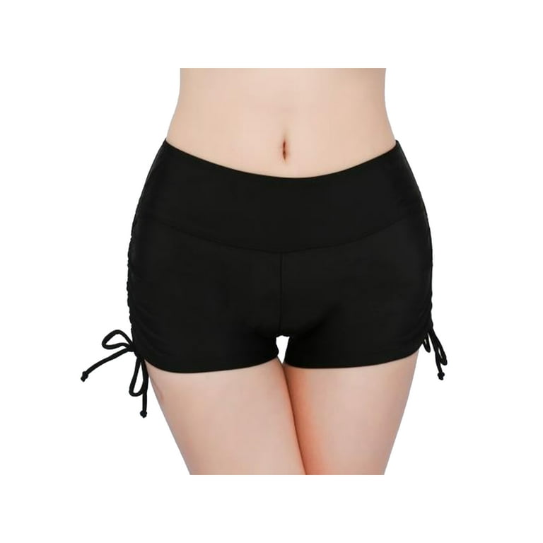 Stretch Sexy Booty Yoga Shorts For Women Adjustable Side Ties