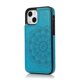thumbnail image 1 of Funda para iPhone 14 con tarjetero de piel sintética con estampado de flores de datura, 1 of 5