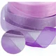 thumbnail image 3 of Cinta de Organza de gasa transparente, color morado y rosa, 50 yardas, para manualidades DIY, decoración de Navidad, Halloween, boda, envoltura de regalo, tela con lazo, 3 of 5