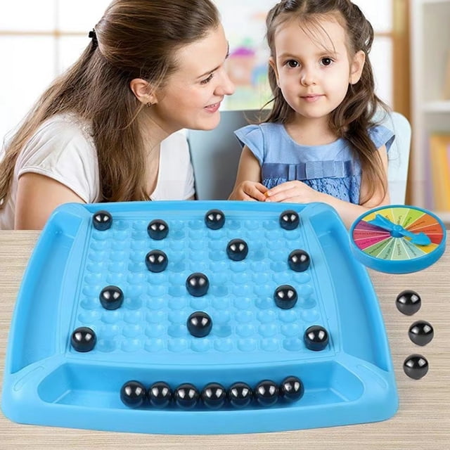 2024 New Fun Induction Interactive Board Toy, 1 Set Double-player Board Game Toy, Educational Thunder Chess Toy for Broad Game Toy Family Party Strategy Game