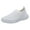 White, variant on CAICJ98 Womens Running Shoes Women's Tennis Walking Shoes - Breathable Mesh Knit Lightweight Slip on Sneakers for Gym Work,White