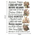 thumbnail image 3 of YAOMOBB Graffiti Stickers Bunny Letter Printing Easter Tattoo Sticker Creative DIY Holiday Decorations, 3 of 5