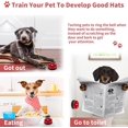 thumbnail image 5 of (Rojo) Paquete de 2 timbres para perros, campana de entrenamiento para mascotas para entrenamiento de inodoro saliente y dispositivo de comunicación, campana para perros, gato, cachorro, juguete int, 5 of 5
