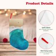 thumbnail image 4 of Salouo Beach Print Christmas Decorations Stockings 1 Pack 18'' Xmas Stockings Holiday Stocking Personalized Farmhouse Decor for Home Family Party Tree, 4 of 7