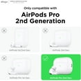 thumbnail image 2 of AmPm Compatible with AirPods Pro 2nd Generation Case Cover Clear - Protective Case Cover, Transparent Shockproof, Gel Tape Included, Wireless Charging, Reduce Yellowing [Transparent], 2 of 8