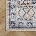 thumbnail image 5 of nuLOOM Mae Tribal Motif Machine Washable Peach 8' Modern Square Rug, 5 of 9