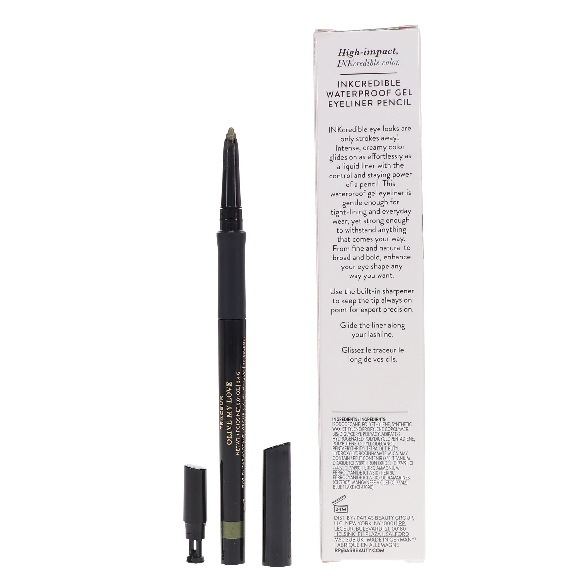 Laura Geller INKcredible Waterproof Gel Eyeliner Pencil Olive My Love 0.01 oz