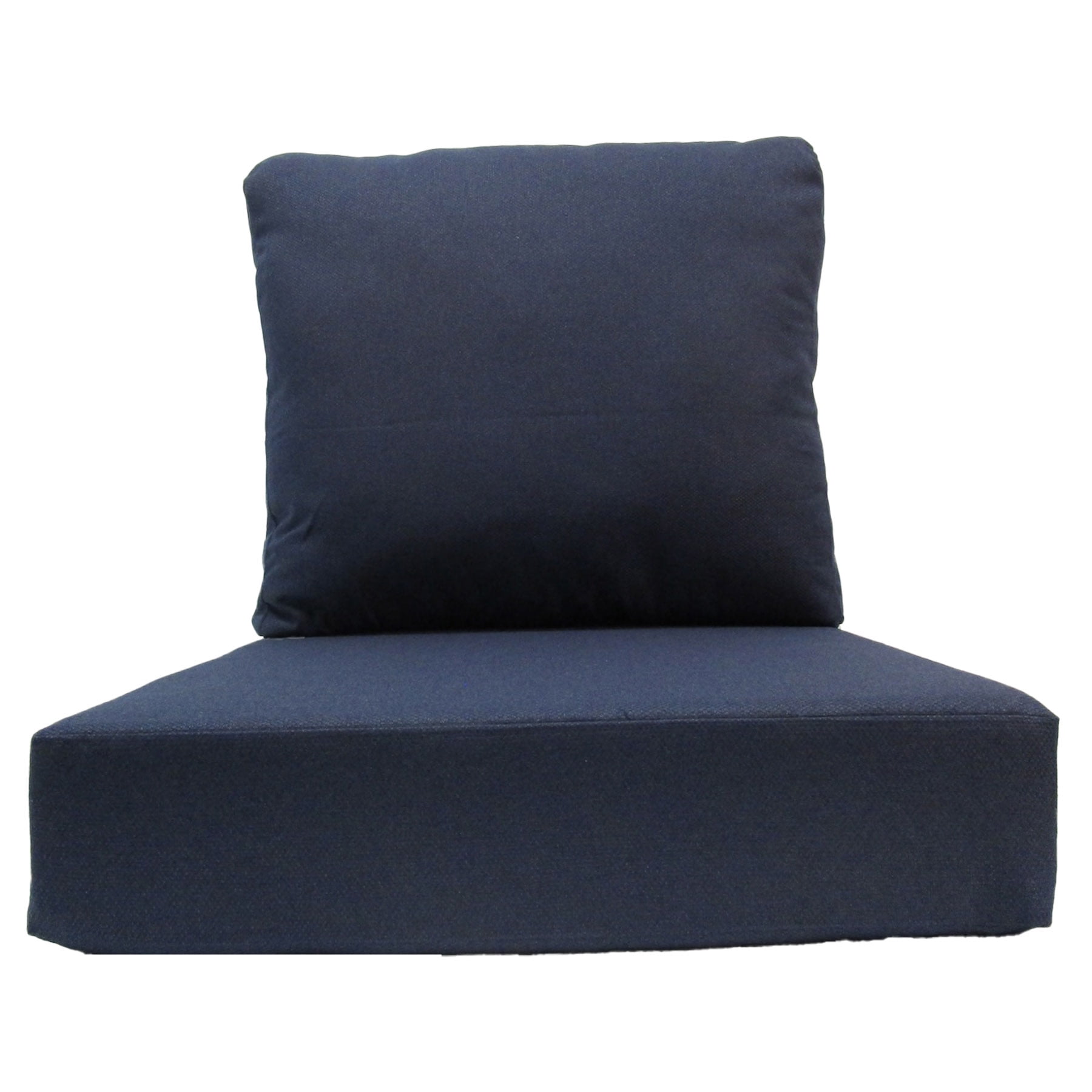 Better Homes & Gardens 24"x 24" Outdoor Deep Seat Cushion, 2-Piece, Navy