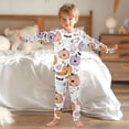 thumbnail image 4 of Boys Pajamas Girls Pajama Cute Pumpkin Ghost Candy Corn Cute Comfortable Cotton Two-piece Pajama Set, 4 of 7