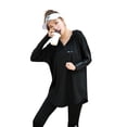 thumbnail image 2 of Women's plus size hooded sports jacket, quick dry shirt, yoga exercise running sportswear, 2 of 5