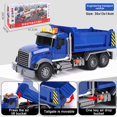 thumbnail image 5 of Large Dump Truck Toy For 3 4 5 6 7 Years Old Boy Truck Toy With Sound And LightKids Toddlers Birthday Gifts For Boys And Girls For Indoor And Outdoor, 5 of 6